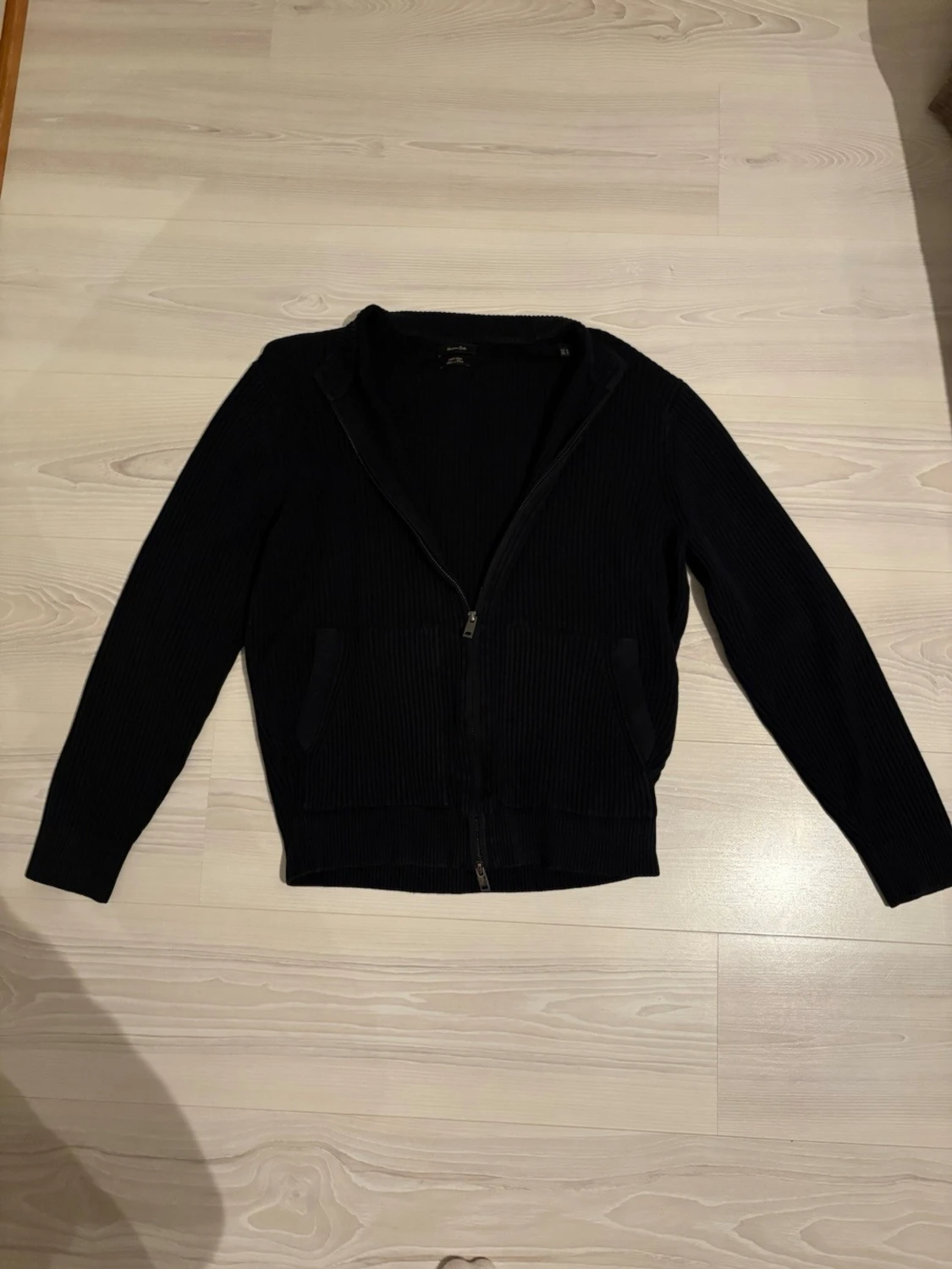 Massimo Dutti stickad zip-kofta - 1