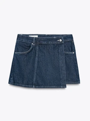 Mörkblå denimkjol/shorts - Aldrig använda