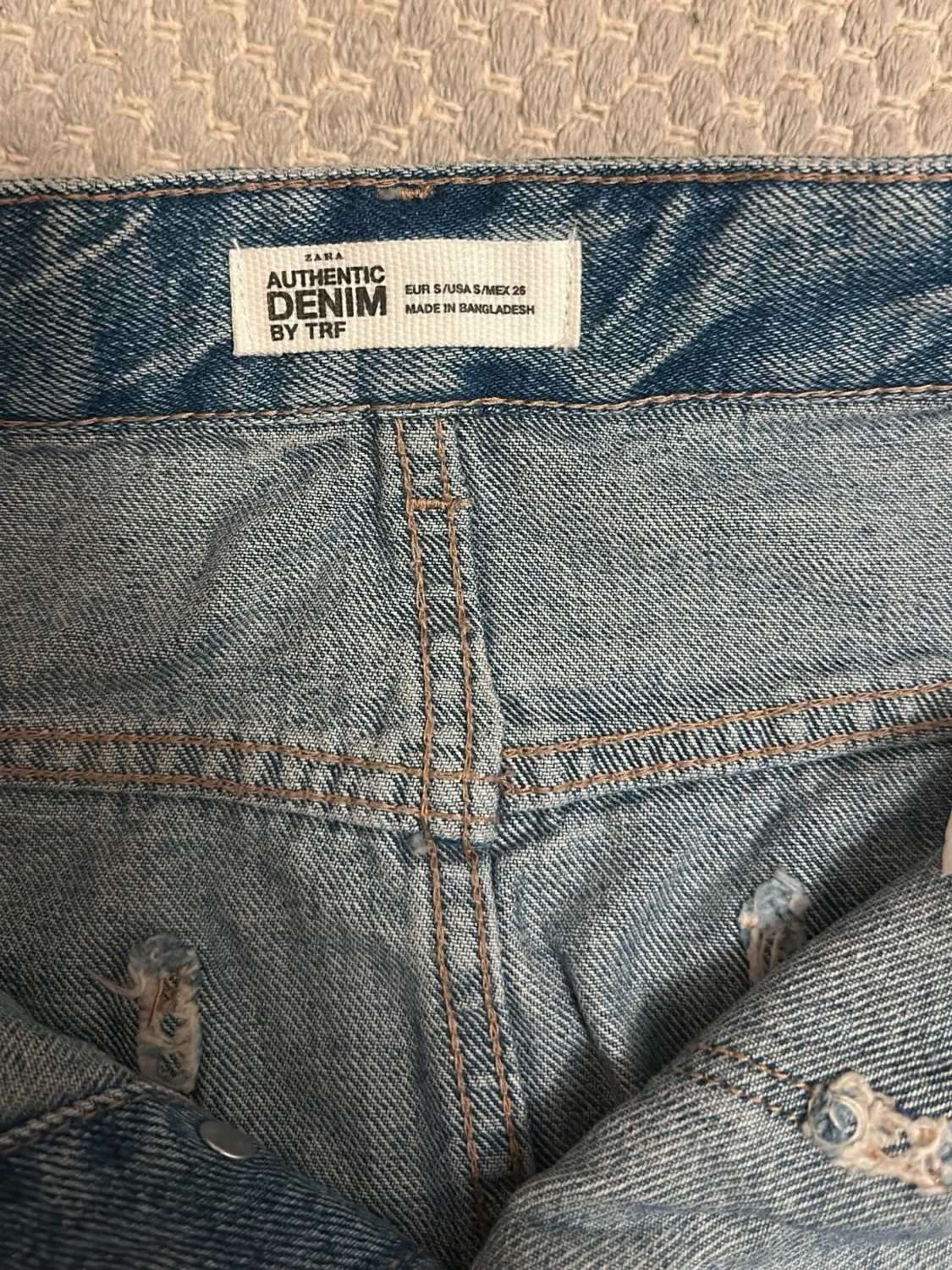Blå jeanskjol från Zara Trafaluc - 3