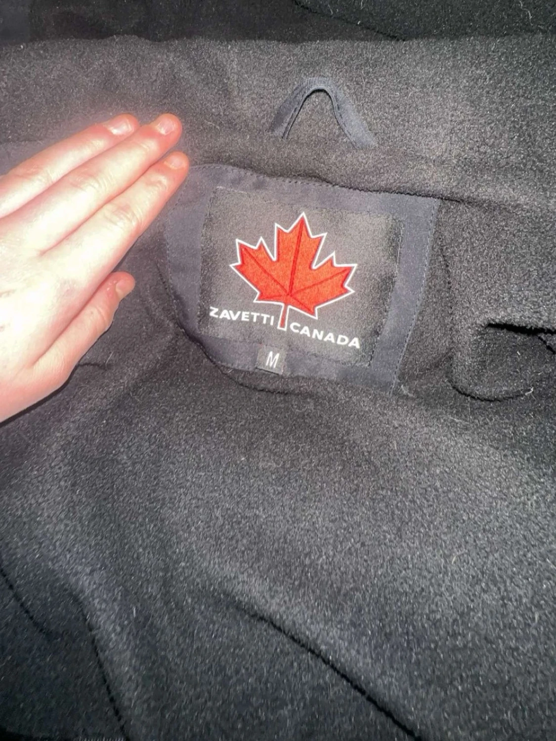 Svart dunjacka från Zavetti Canada - 1