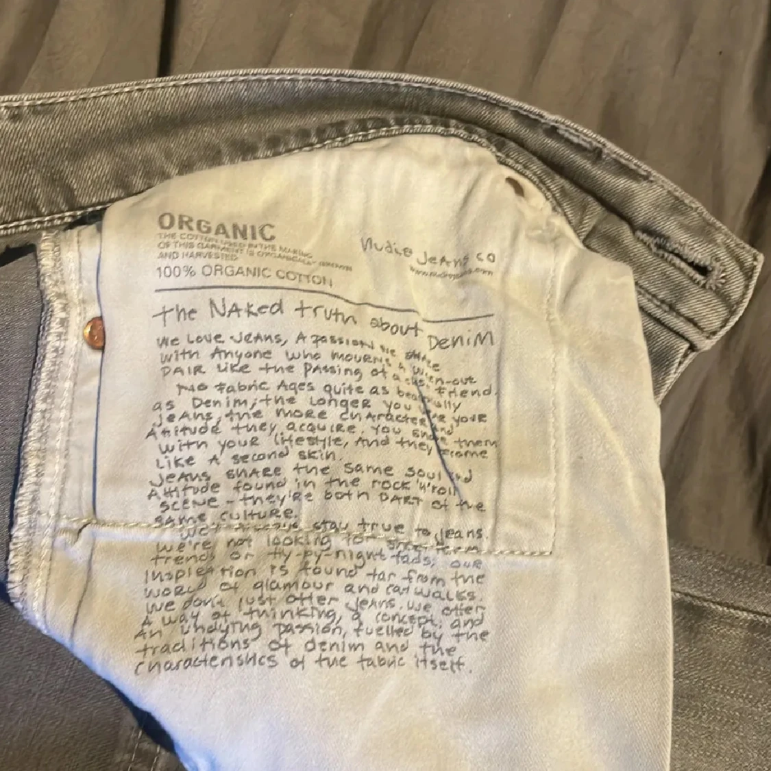 Grå jeans från Nudie Jeans Co - 3