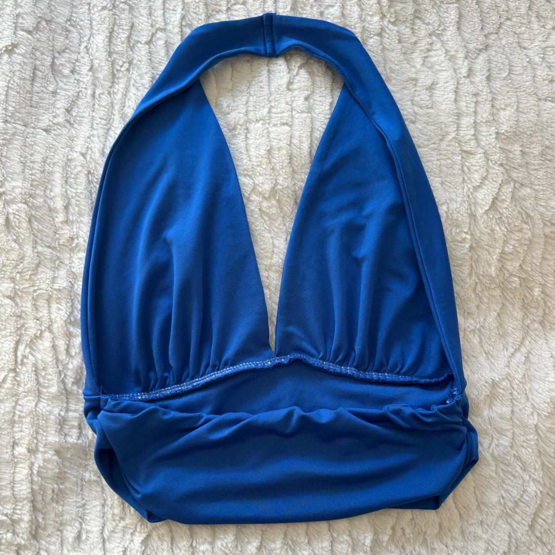 Blå topp v-ringning - 3