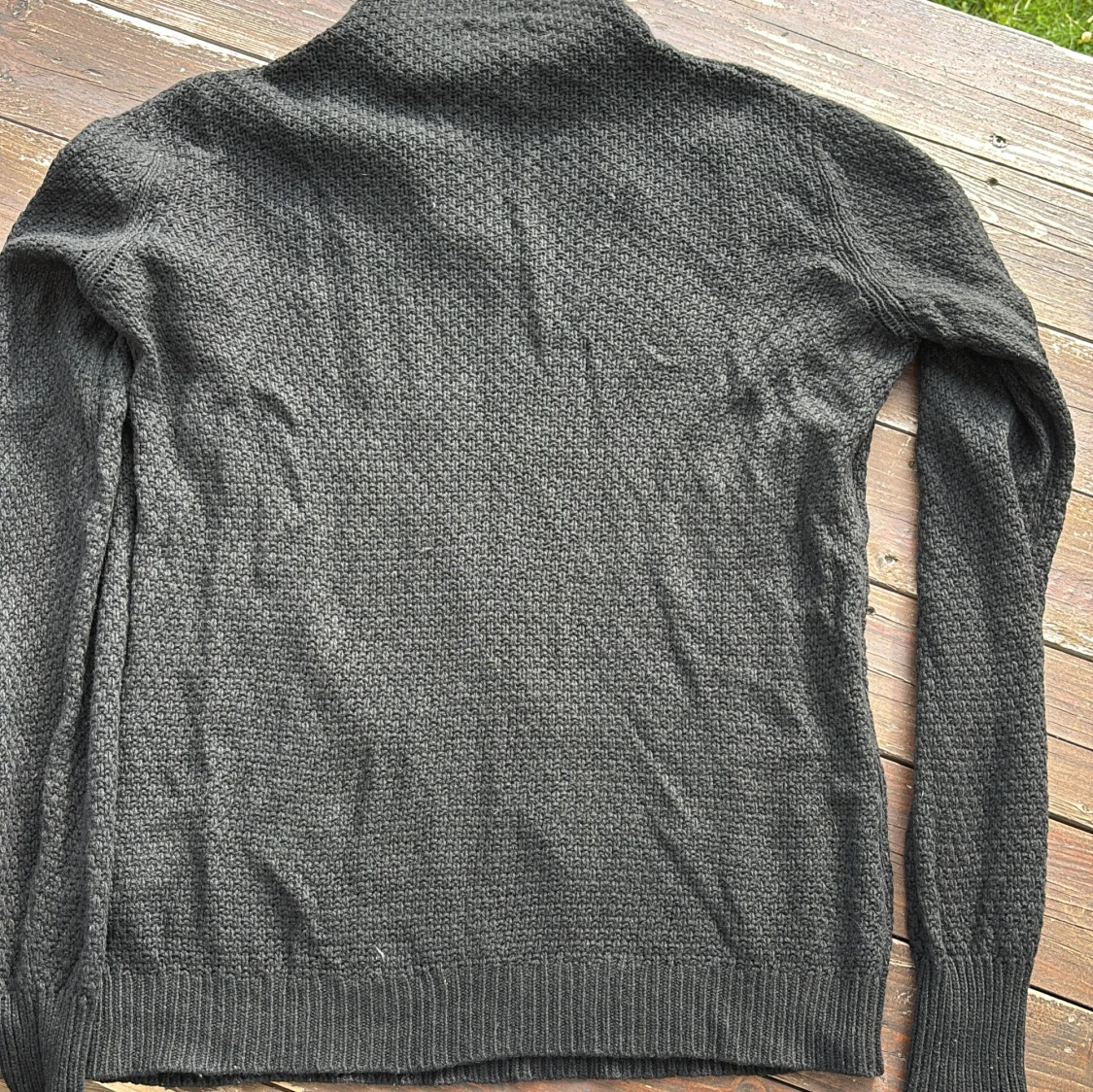 Svart polotröja från Benetton - 1