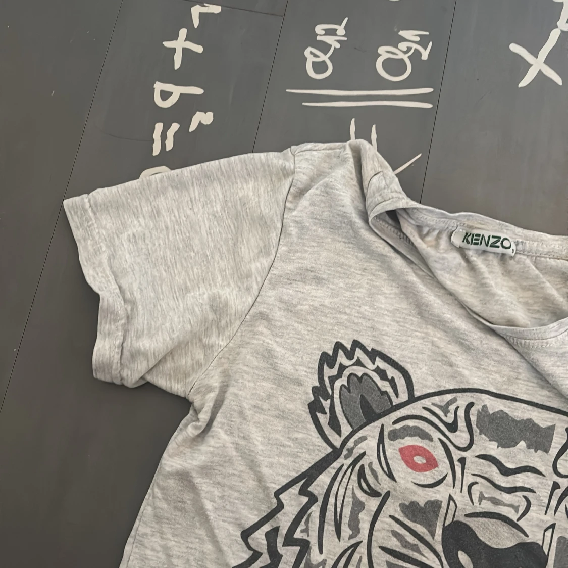 Grå Kenzo t-shirt med tigertryck - 3