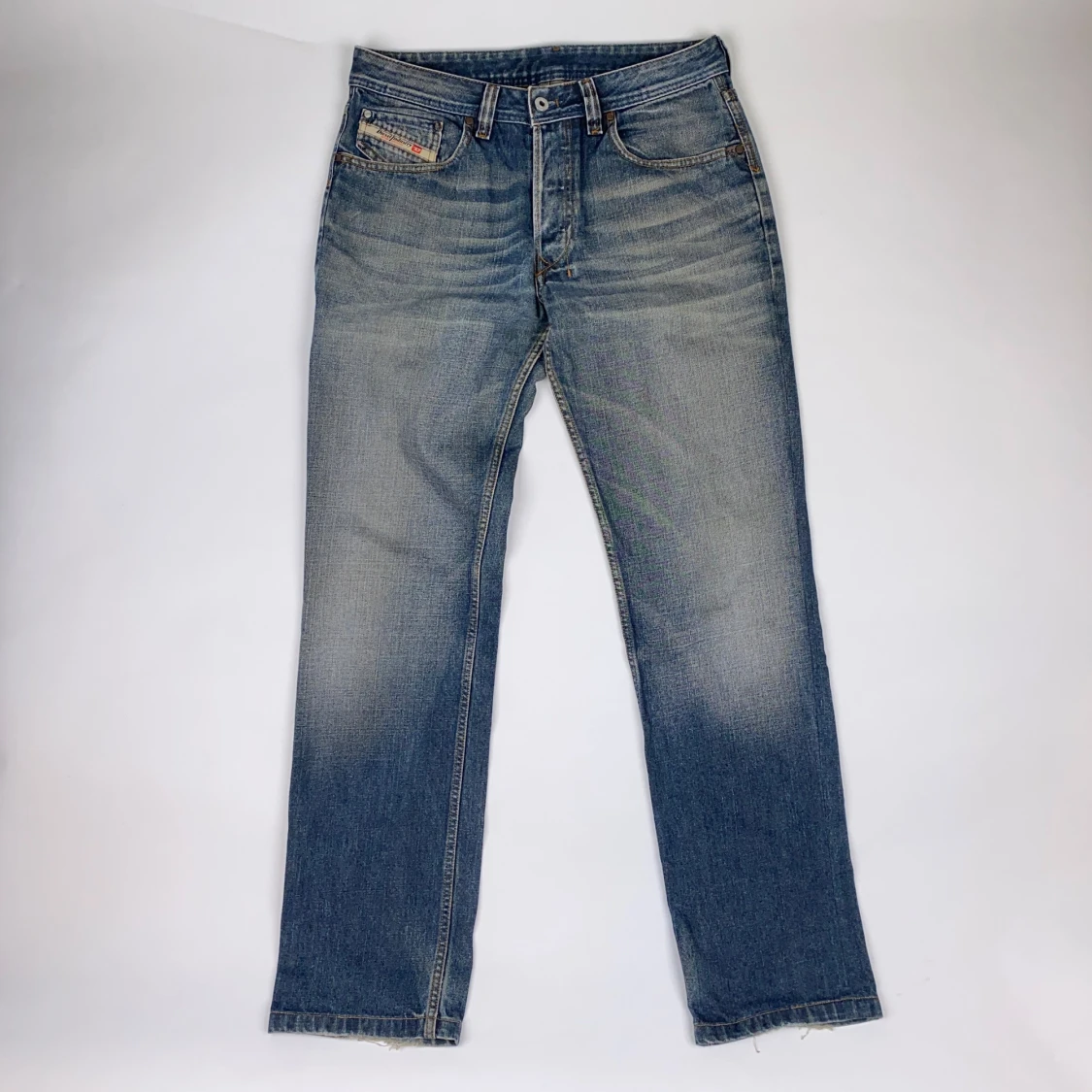 Blå raka jeans från Diesel - 1
