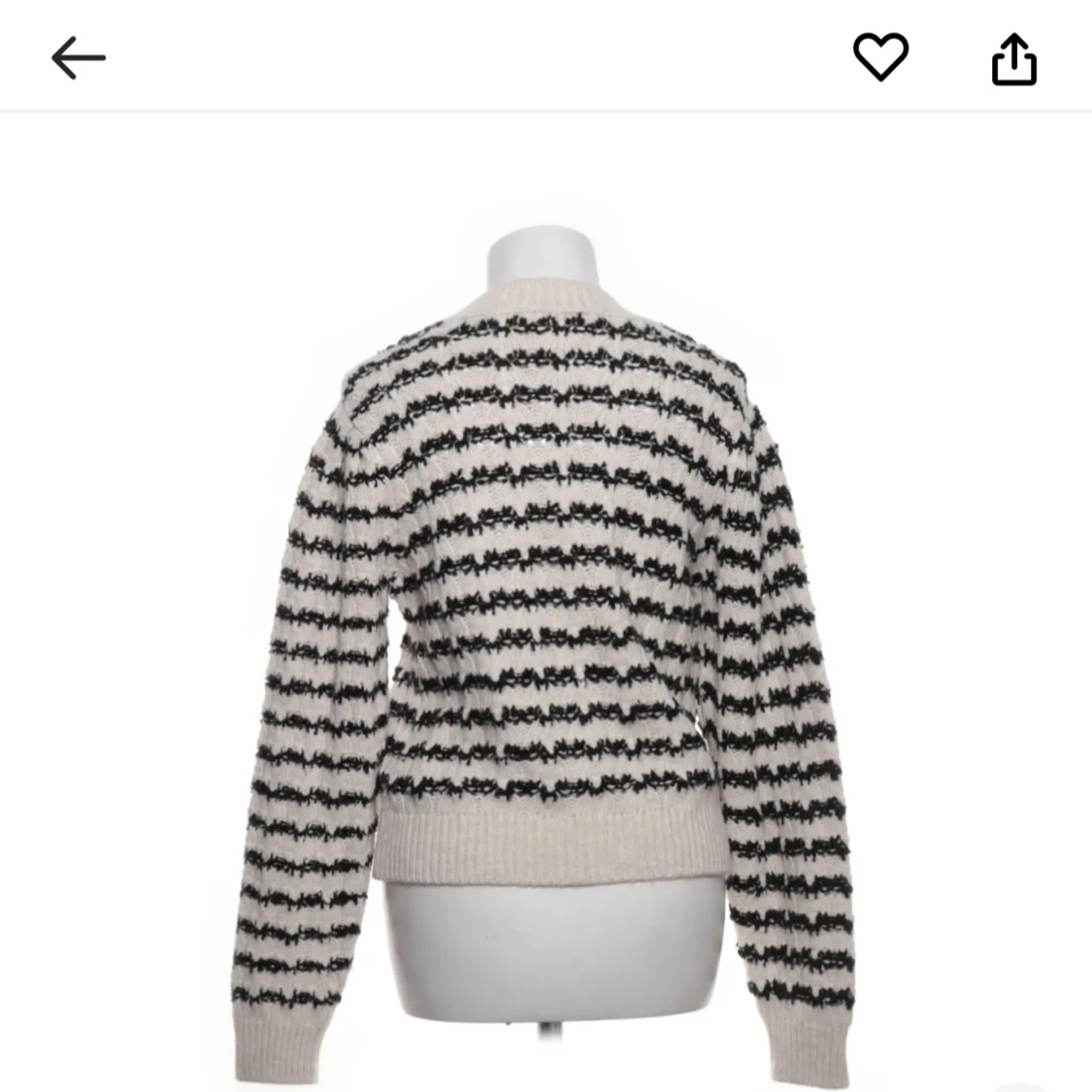 Randig stickad tröja från Mango - 1