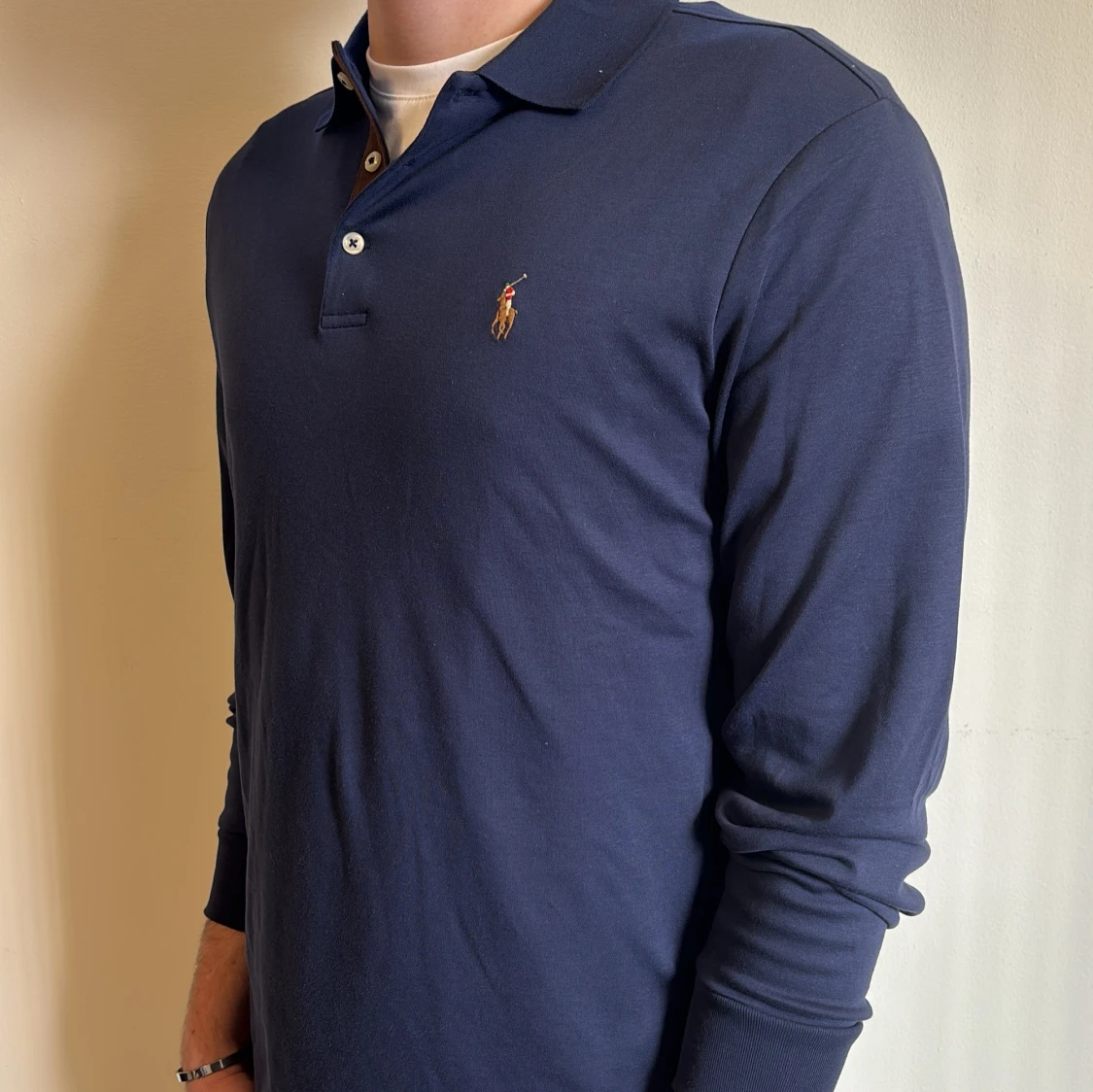 Ralph lauren polotröja marinblå med prislapp - 2