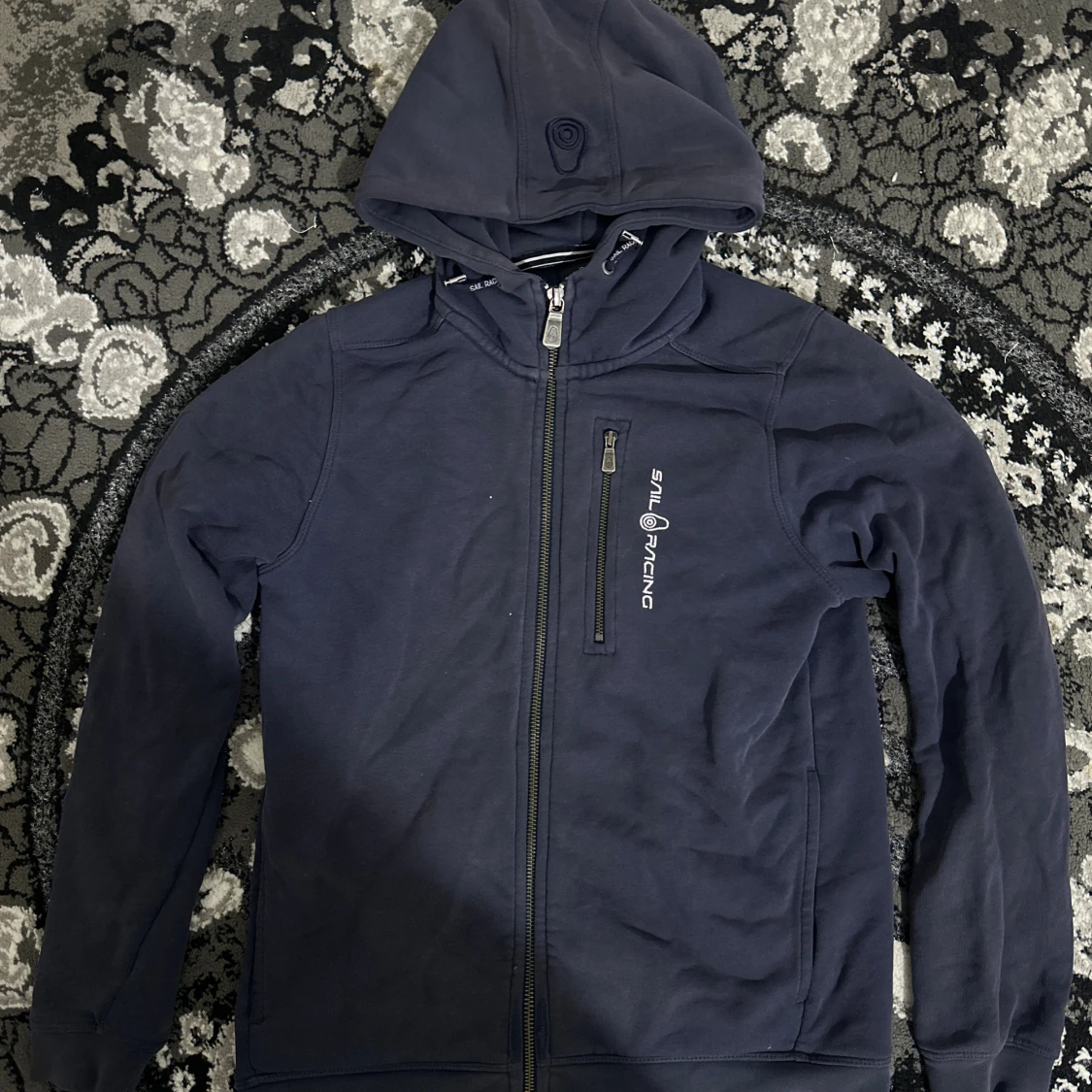 Sail Racing marinblå hoodie