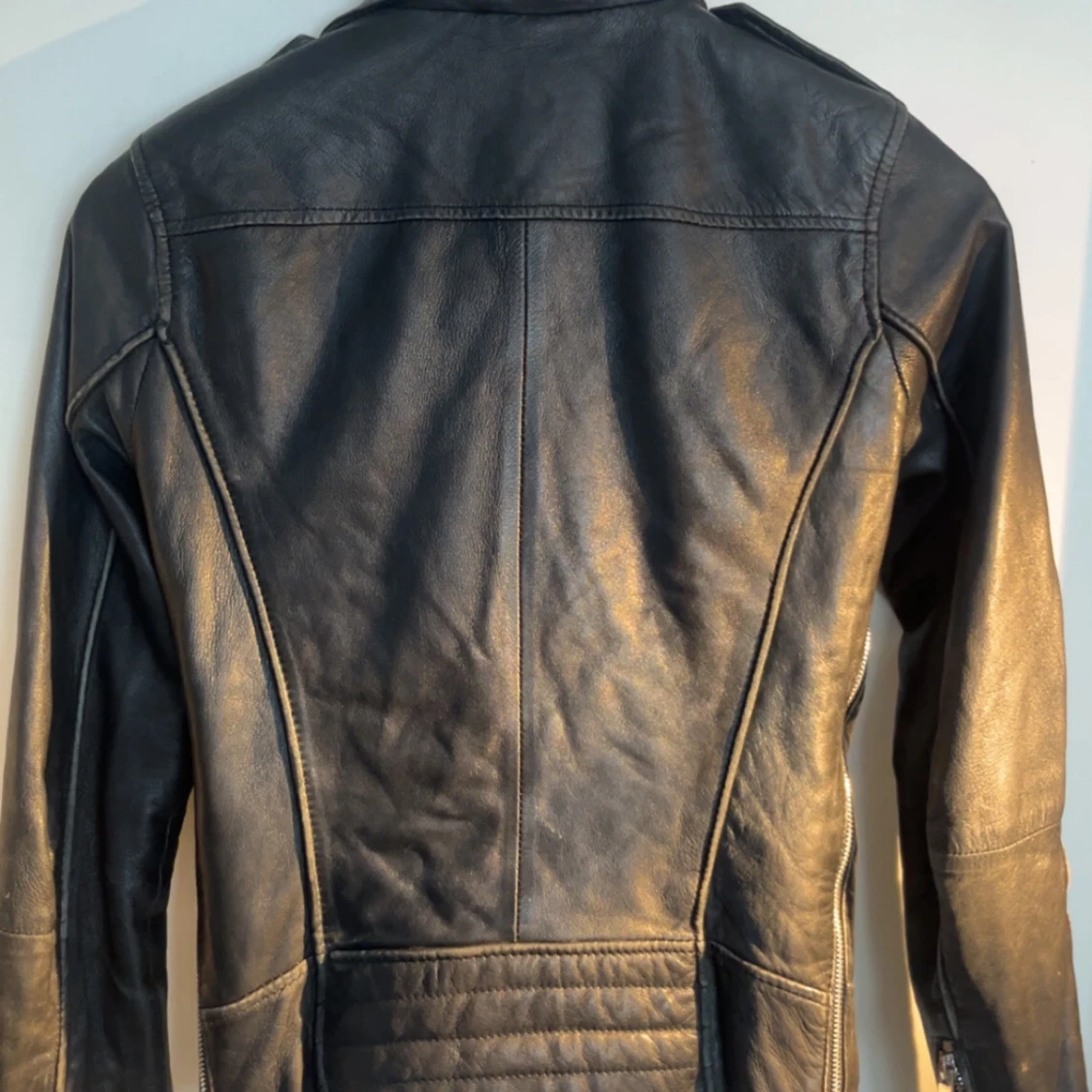 Svart skinnjacka från Zara Basic XS - 2