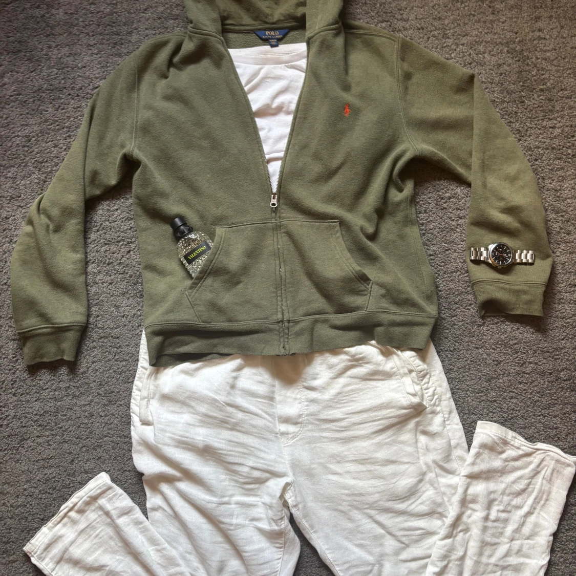 Olivgrön hoodie från Polo Ralph Lauren - 3