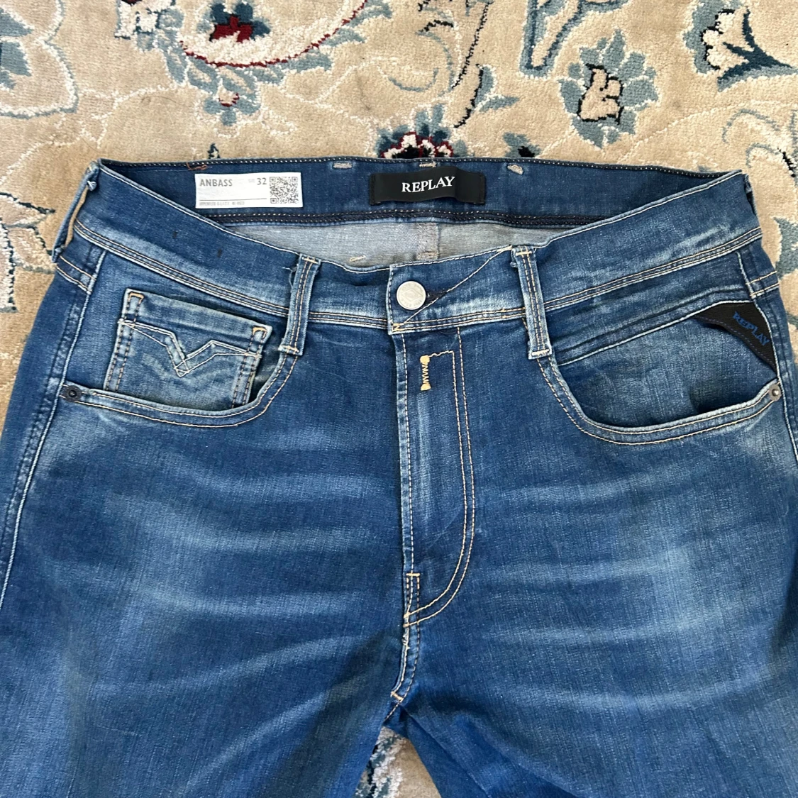 Replay Anbass blå jeans herr 32 - 3