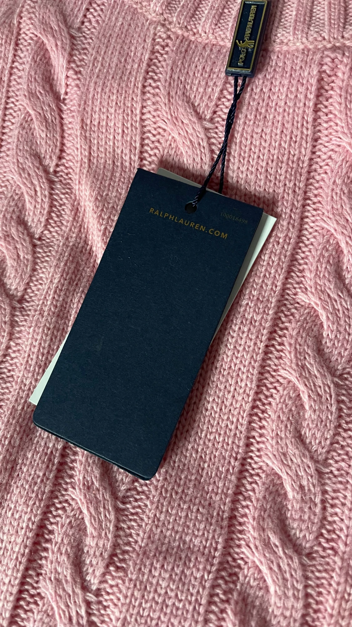 Rosa stickad tröja från Polo Ralph Lauren - 4