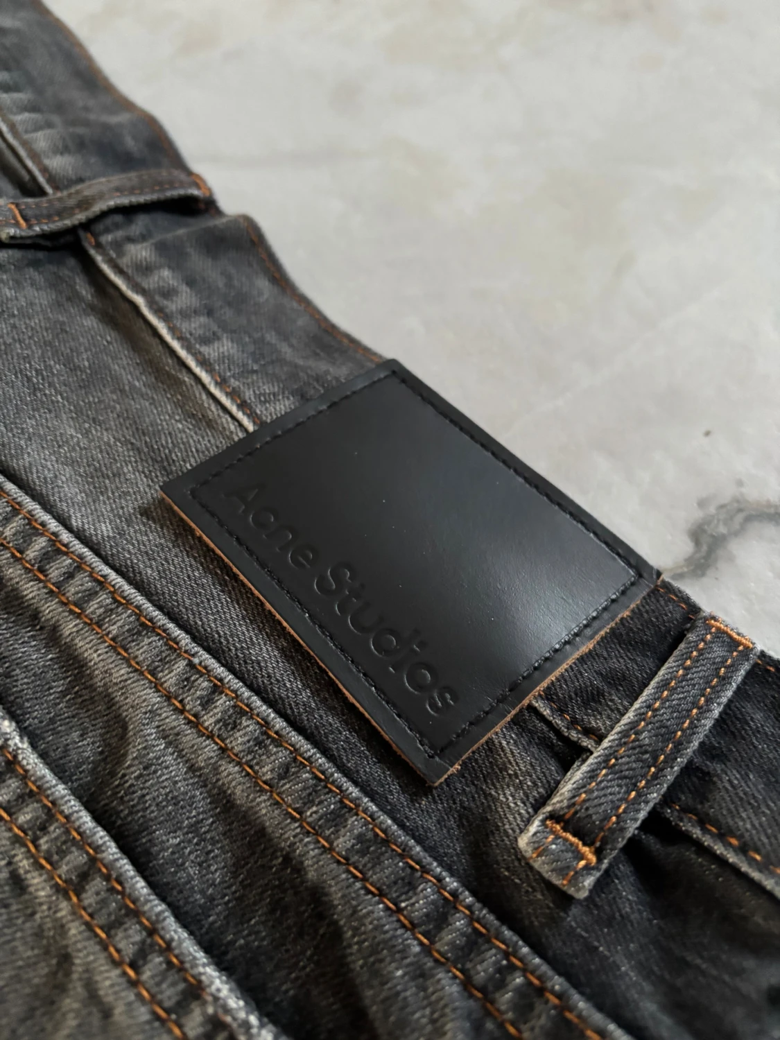 Acne studios 21 m spray paint jeans, straight legged  - 2