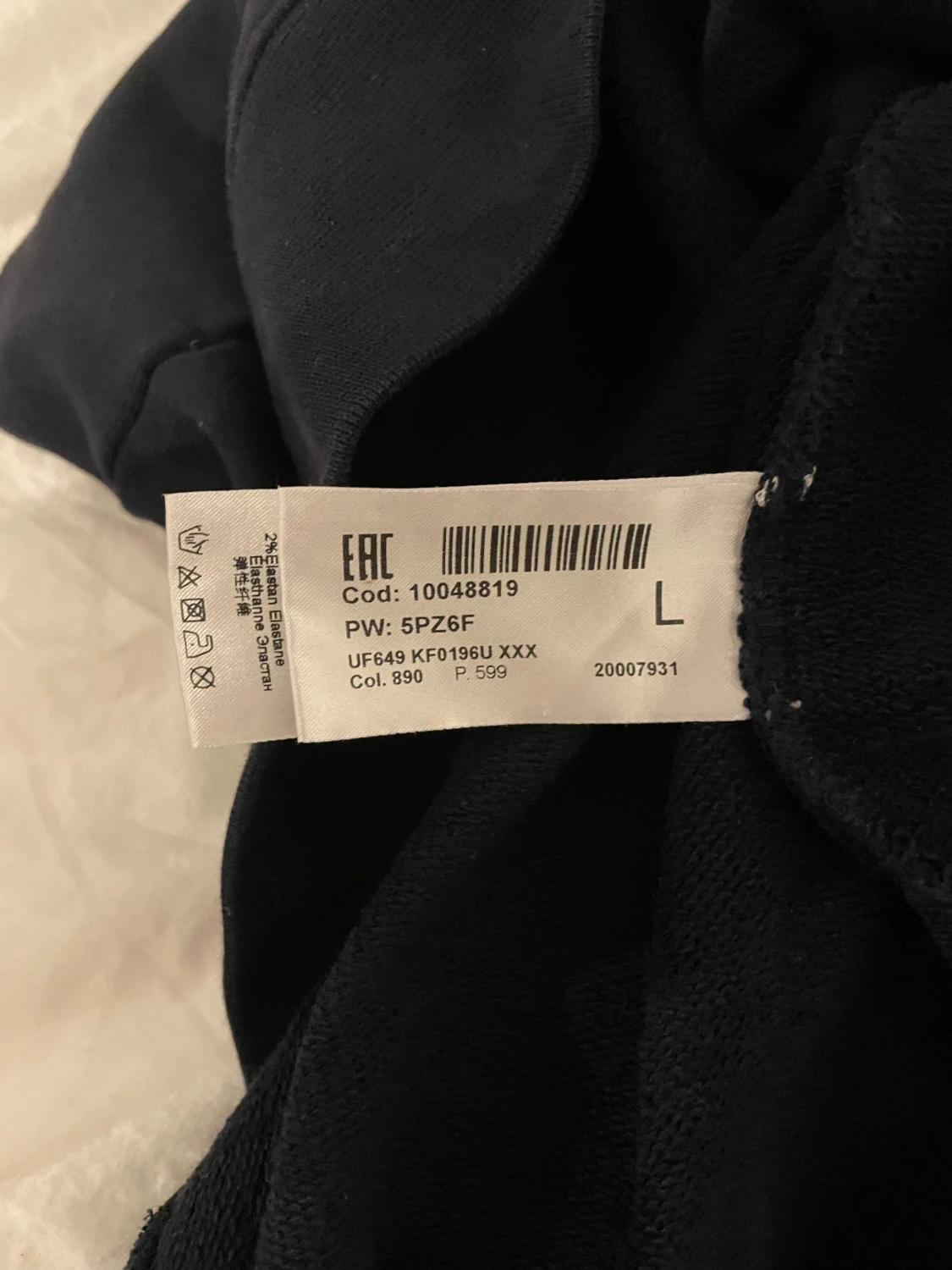 Mörkblå hoodie från Dondup - 2