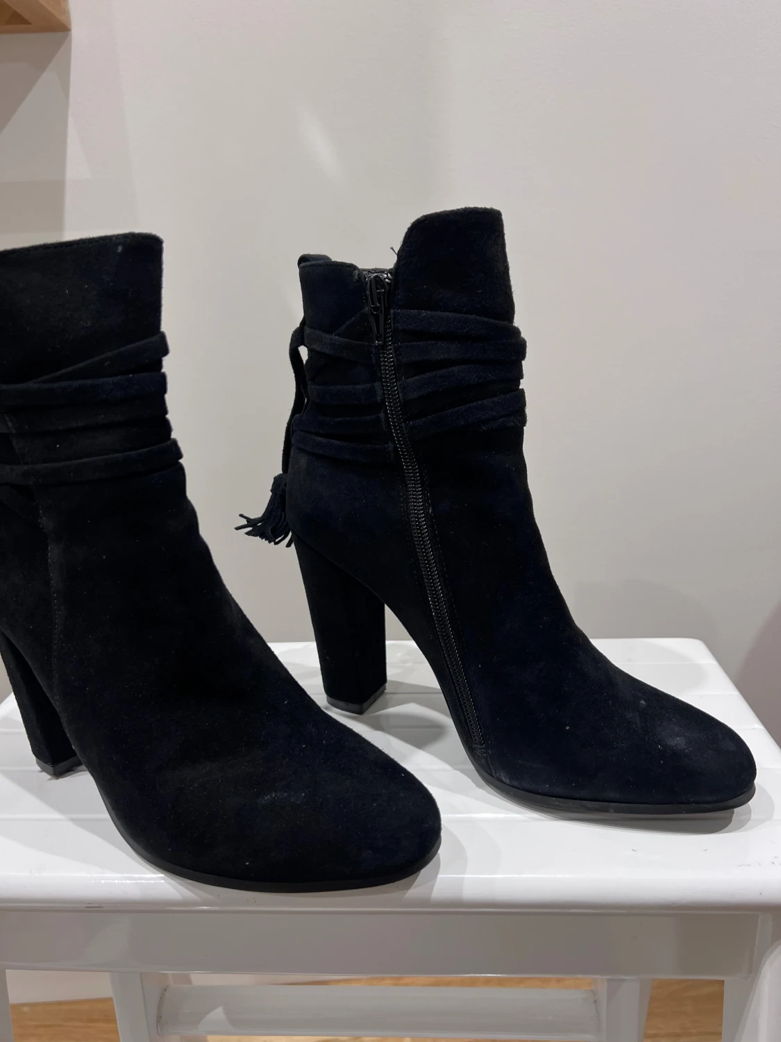 Svarta mocka stövletter från Steve Madden