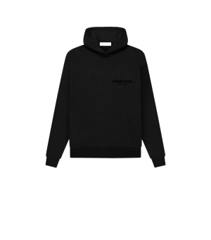 INTRESSEKOLL Svart Essentials hoodie Fear of God - INTRESSEKOLL på min Svart hoodie från Fear of God Essentials med stor logga på ryggen och mindre tryck på bröstet. Klassisk huva, känguruficka och ribbade muddar. Perfekt för dig som gillar streetwear och enkel stil. Materialet är mjuk bomull och polyester. Typ storlek xs. Skriv ett bud så kanske jag tar det.