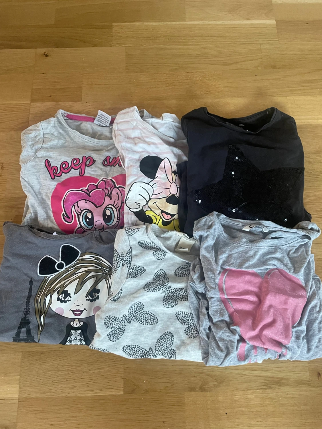 6-pack långärmader (1 T-shirt) med tryck och motiv - 2