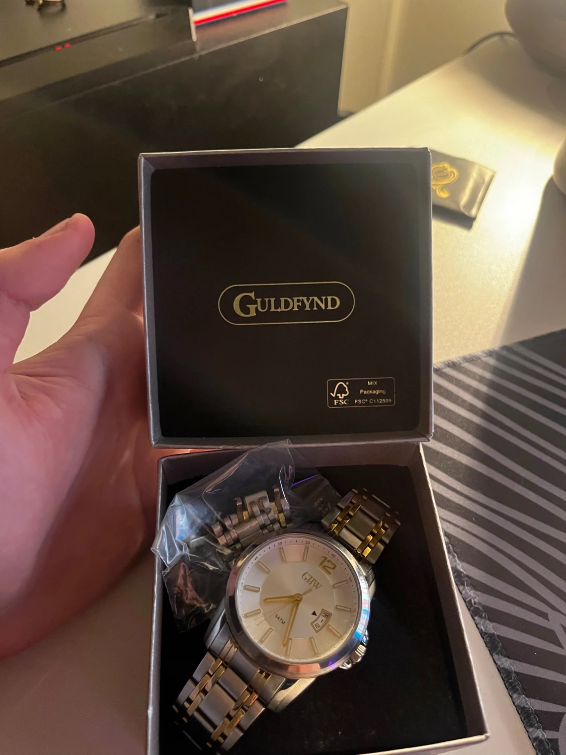 GHW herrklocka i silver och guld - 1