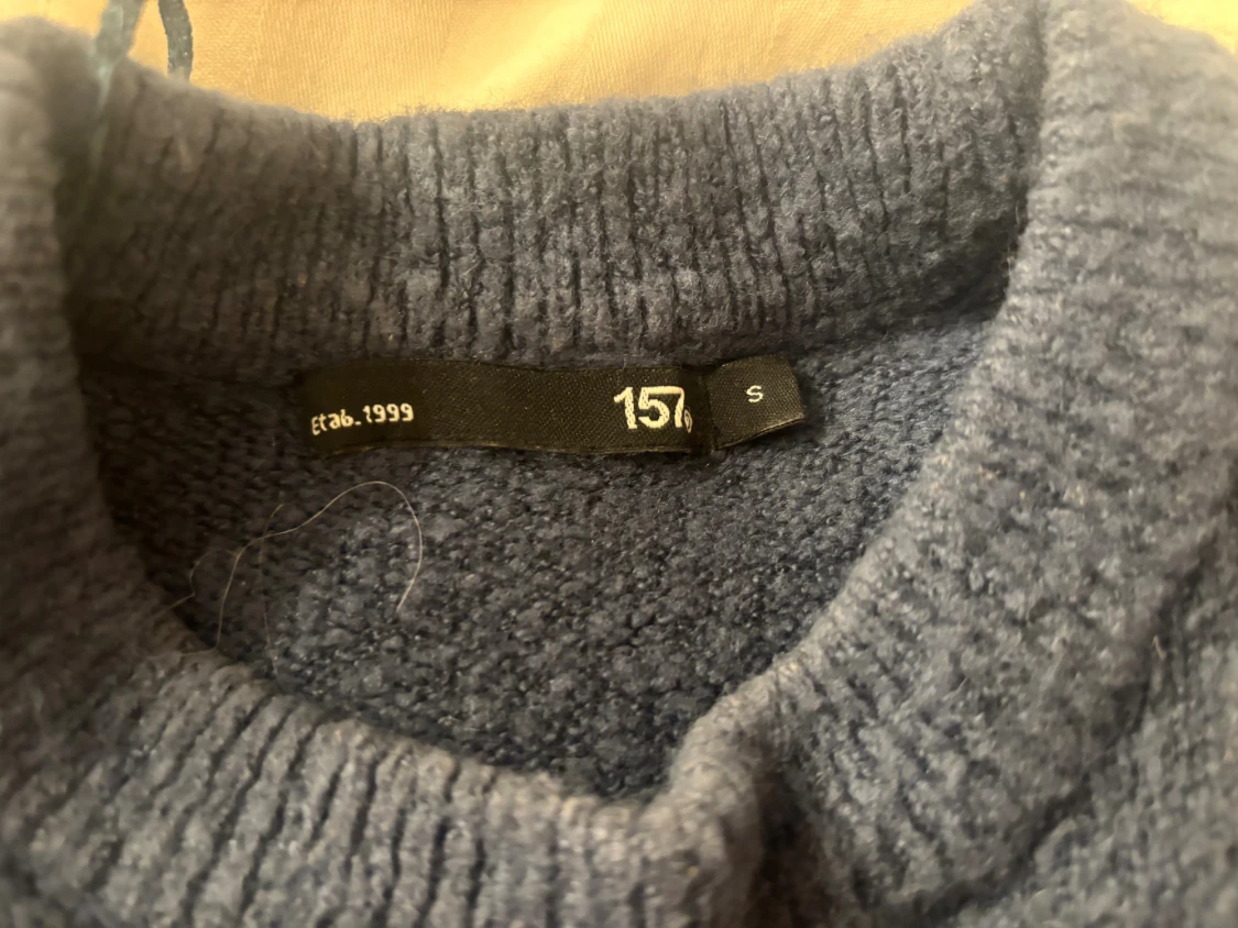 Mörkblå stickad tröja, lager 157 - 2