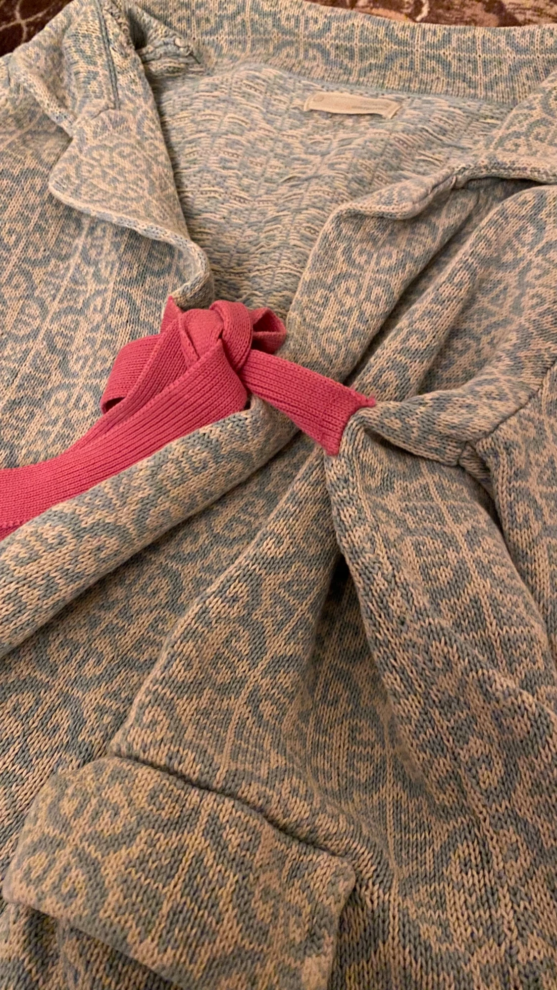 Odd Molly blå stickad cardigan jacka - 1