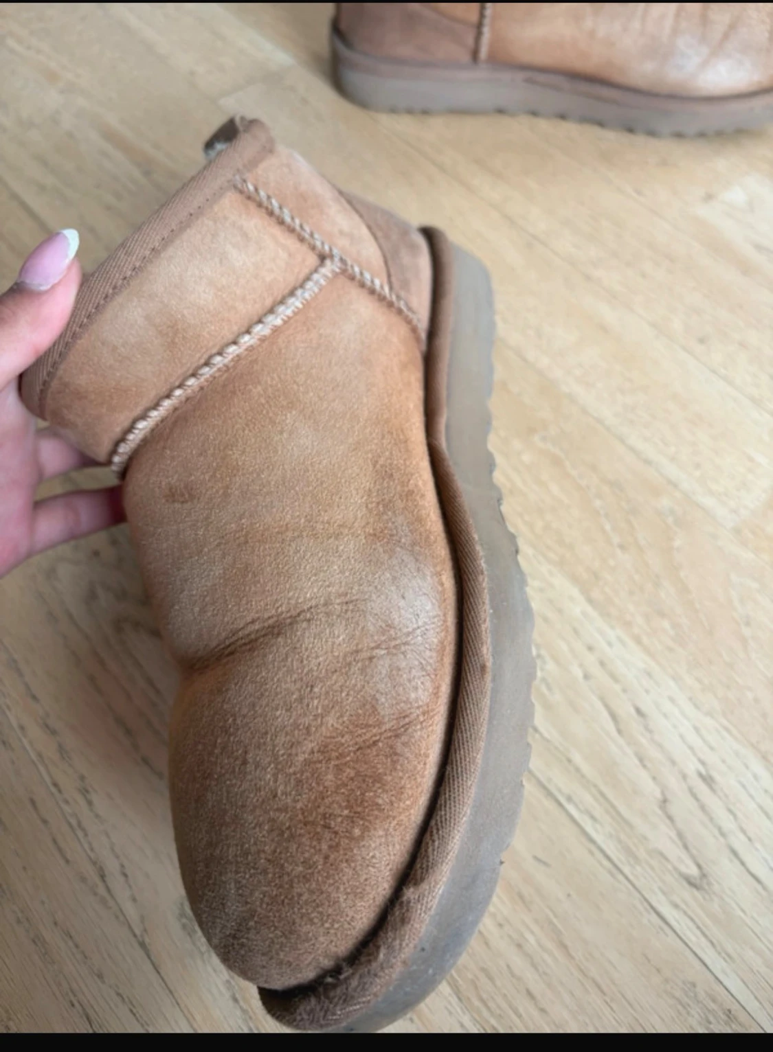 Bruna mockaboots med fårskinnsfoder - 2