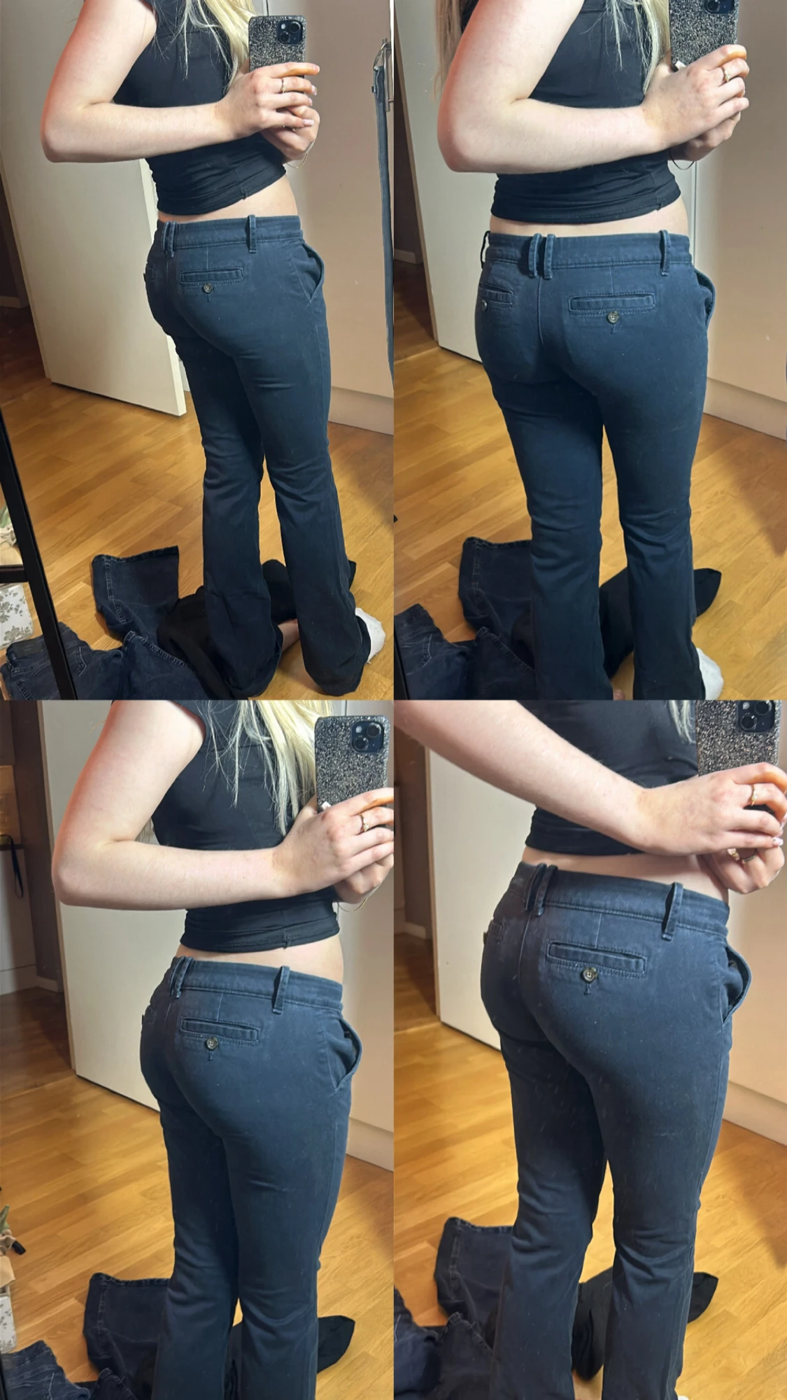 Low waist byxor Abercrombie & fitch vintage ultra lowrise Lågmidjade - 4