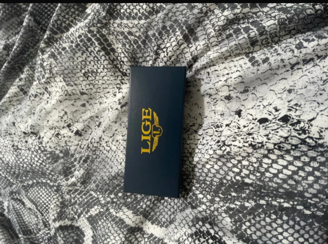 LIGE silverfärgad kronografklocka - 3