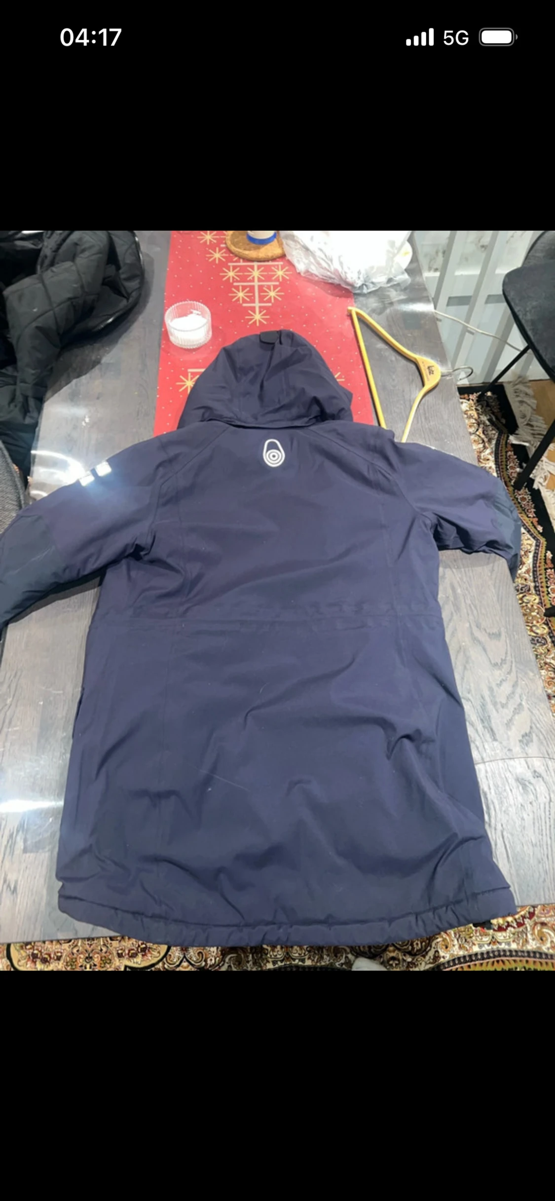 Sail Racing blå dunjacka med huva - 5