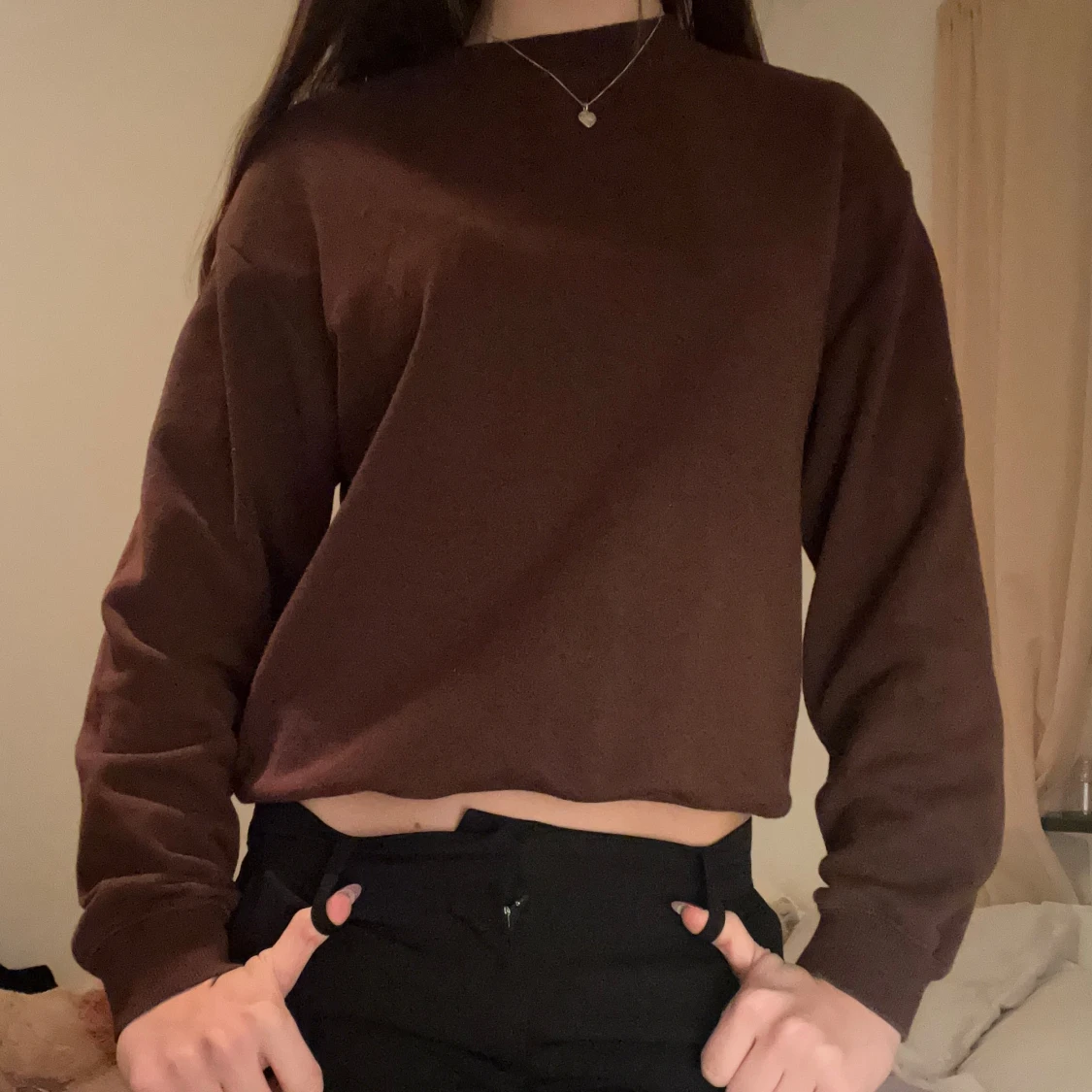 Brun sweatshirt - 1