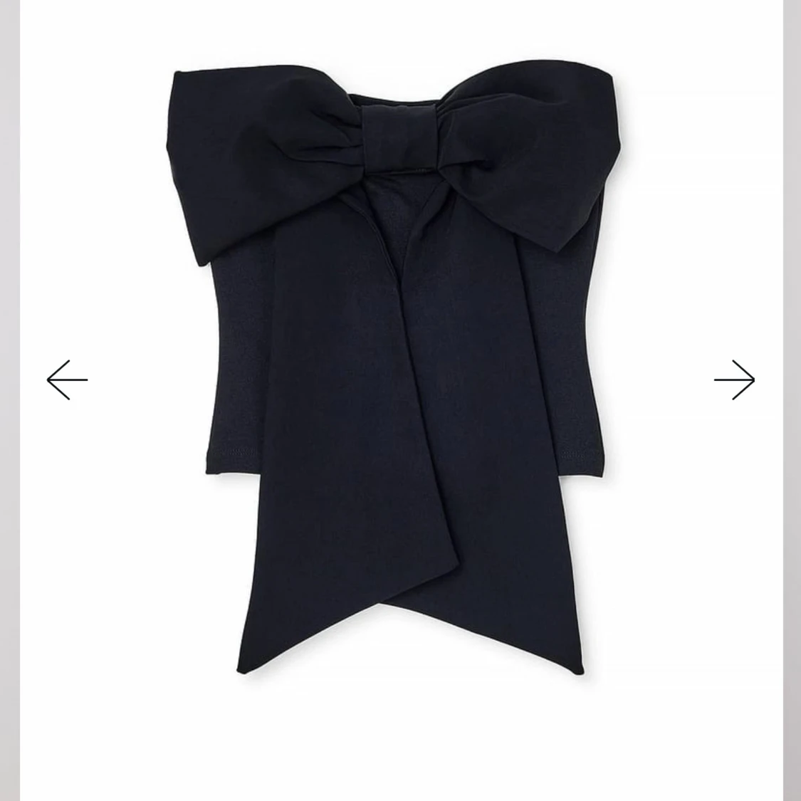 Bandeau topp med rosett