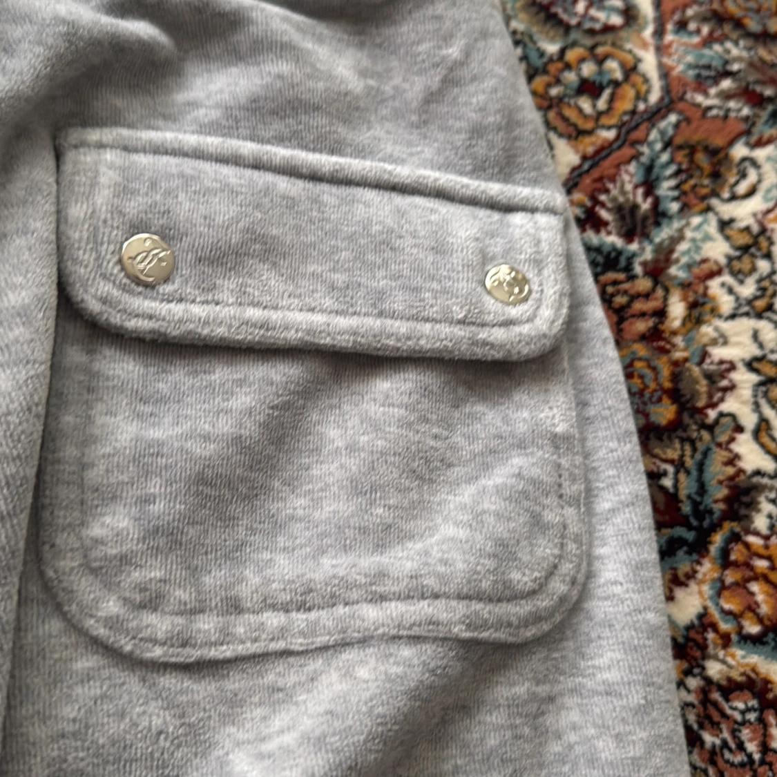 (Äkta) Grå mjukisbyxor Juicy Couture XS - 4