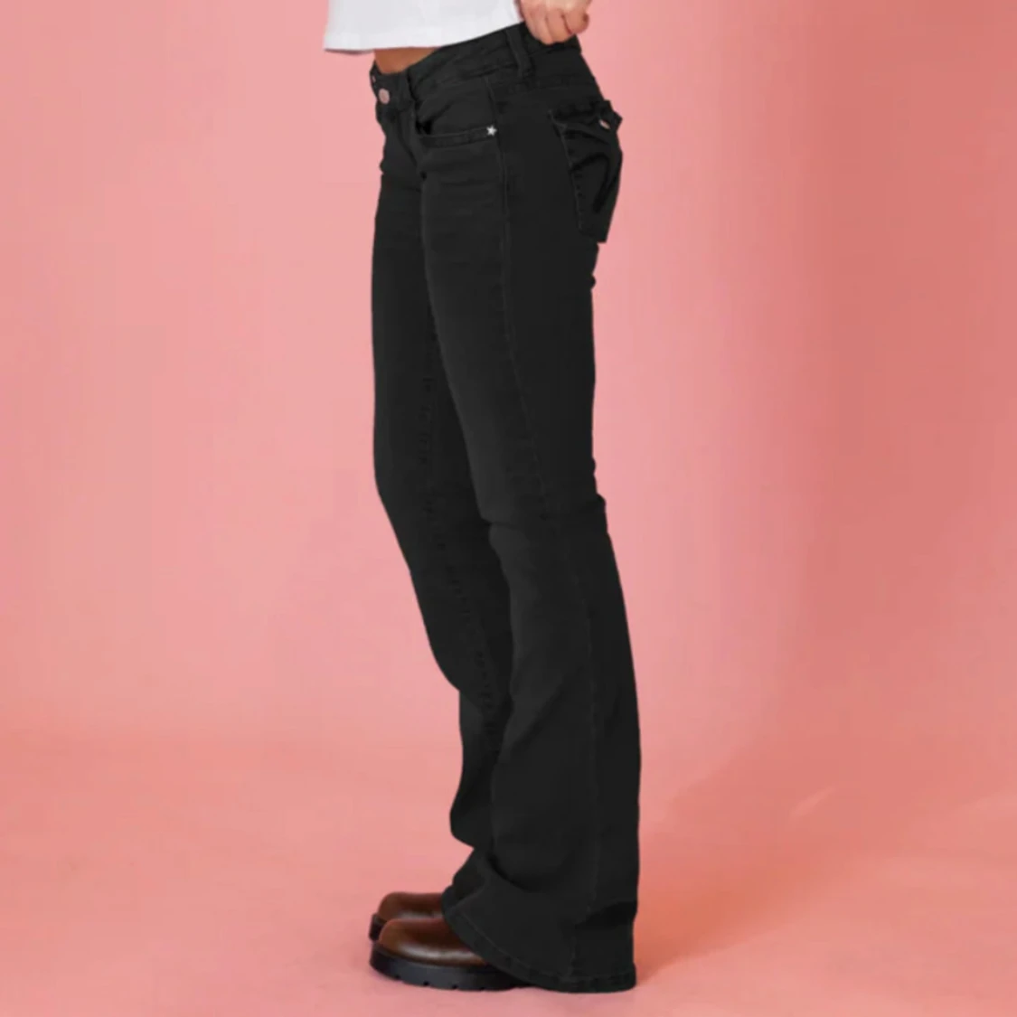 Low waist bootcut jeans - 2