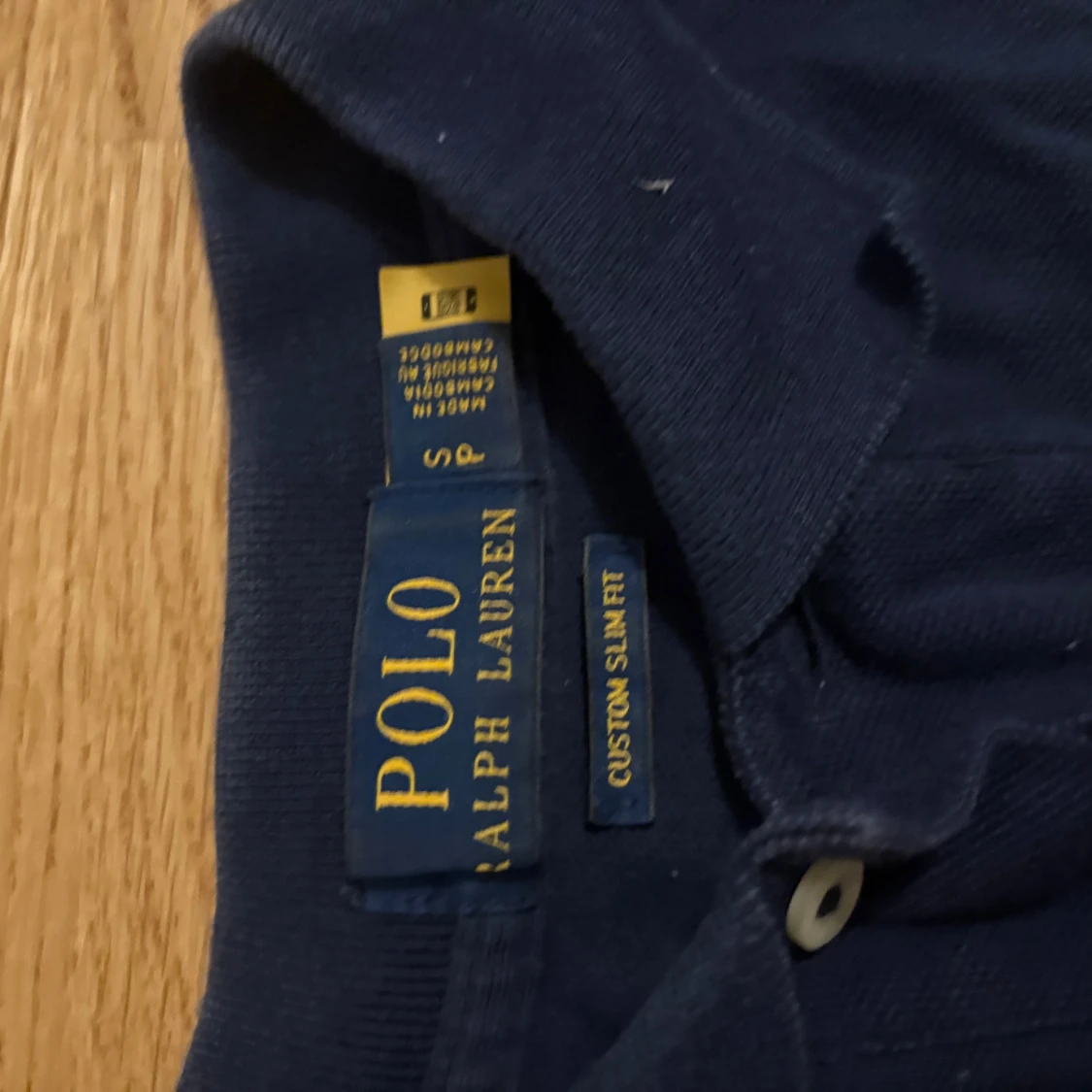 Mörkblå långärmad piké från Ralph Lauren - 2