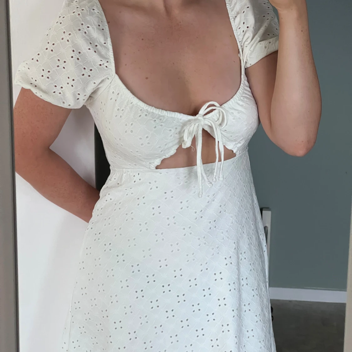 Vit klänning - 4