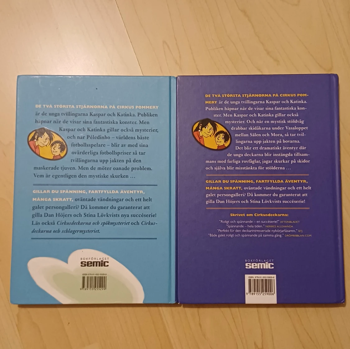 Cirkusdeckarna och tivolimysteriet & Cirkusdeckarna och skidmysteriet - 1