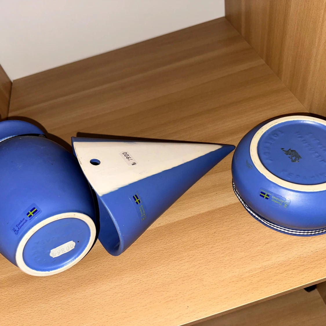 Gefle Keramik vas och skål - 4