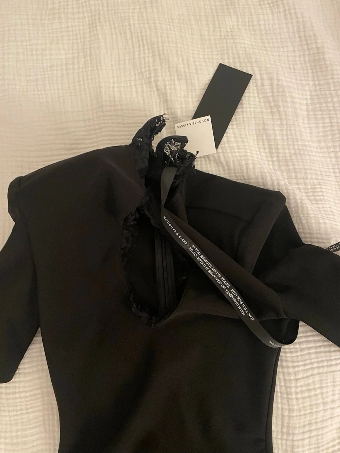 Svart miniklänning  - 4