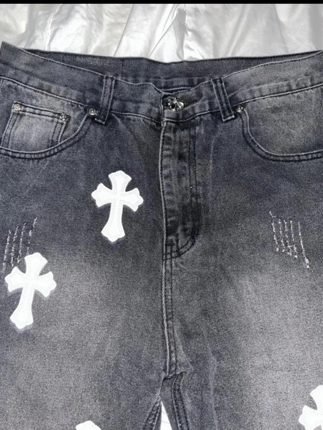 chrome hearts jeans - 1