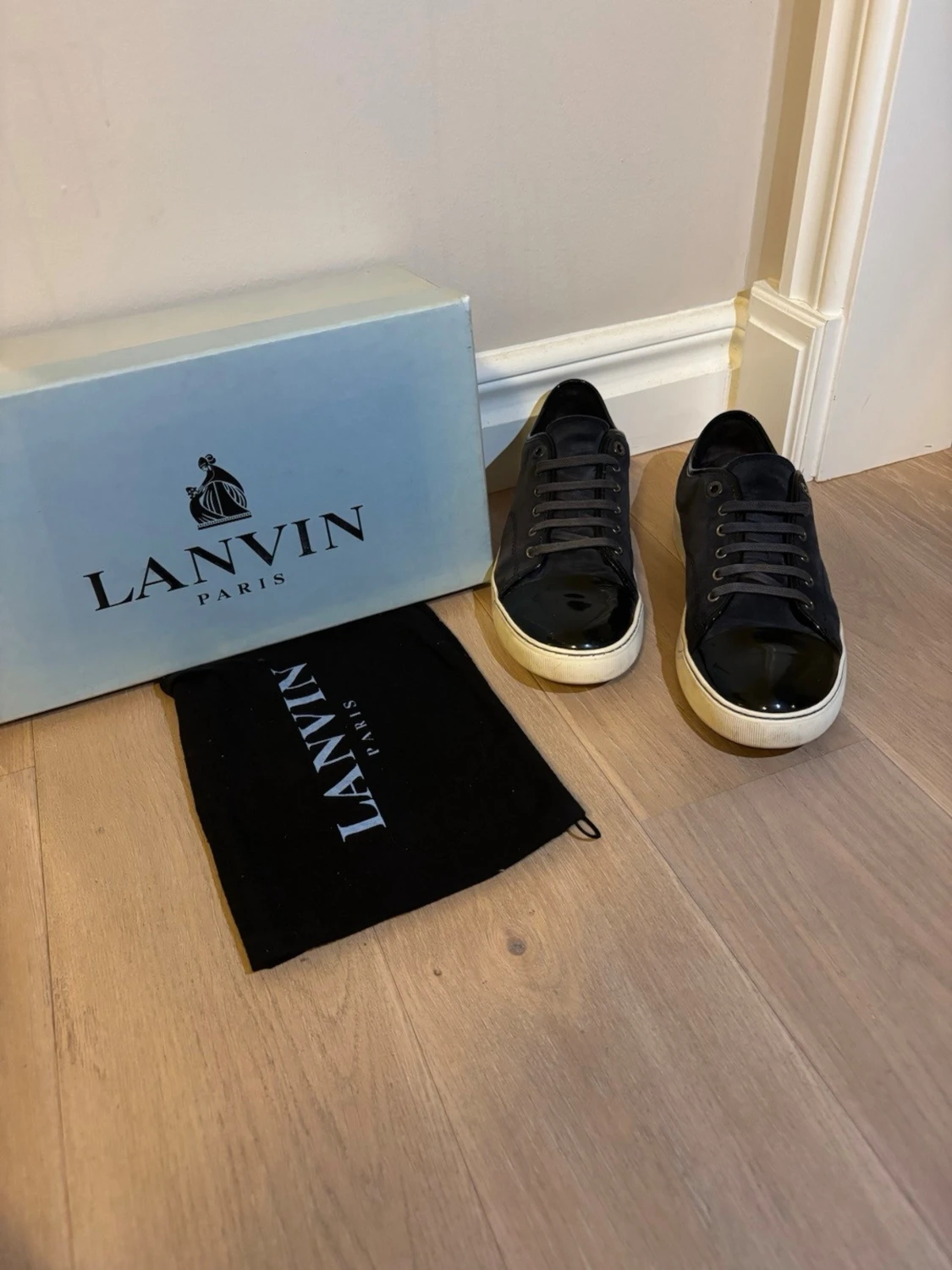Svarta sneakers från Lanvin