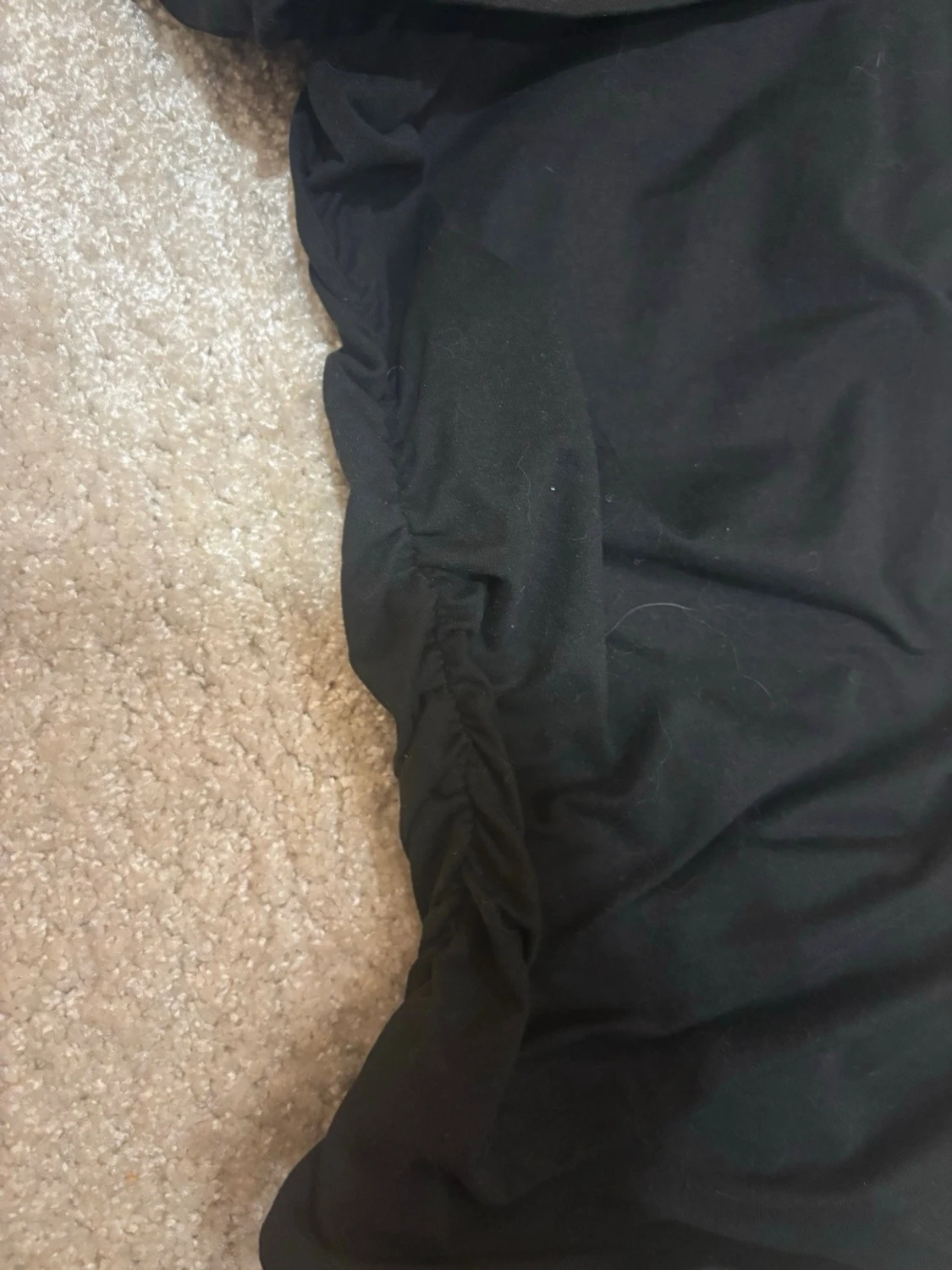 Svart oneshoulder kort klänning - 1