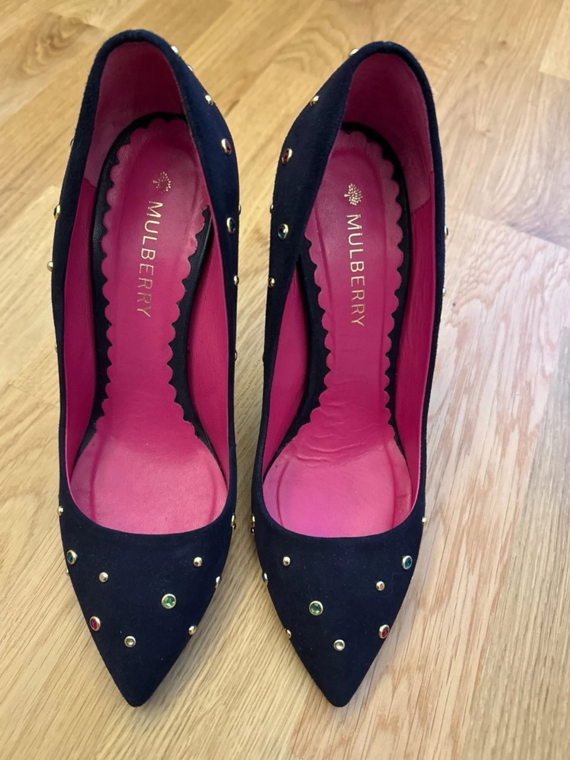 Mulberry Pumps, Navy, suede, 38  - 2