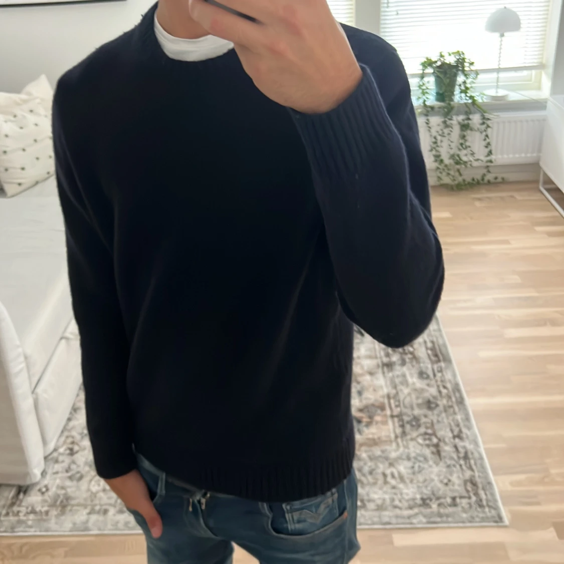 Stickad tröja från zara  - 1