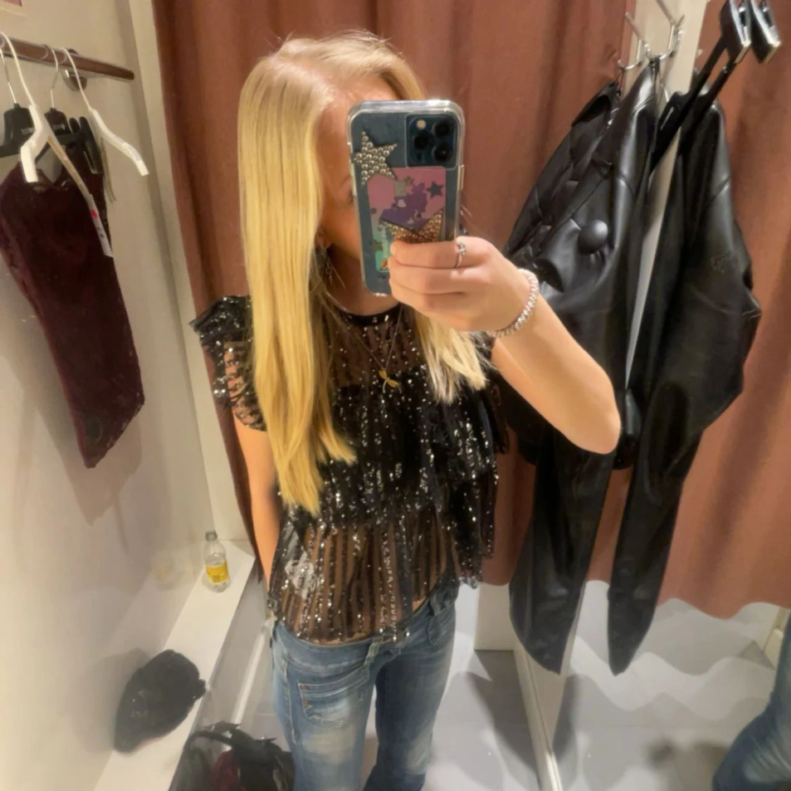 Festlig glittrig blus🎉🤩