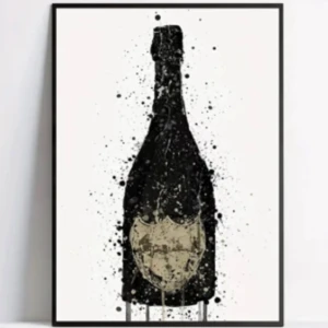 Dom Perion Poster - Trendig ”Dom Perion” poster i skvättstuk. Postern är i storlek 40x60 (Ram ingår ej)