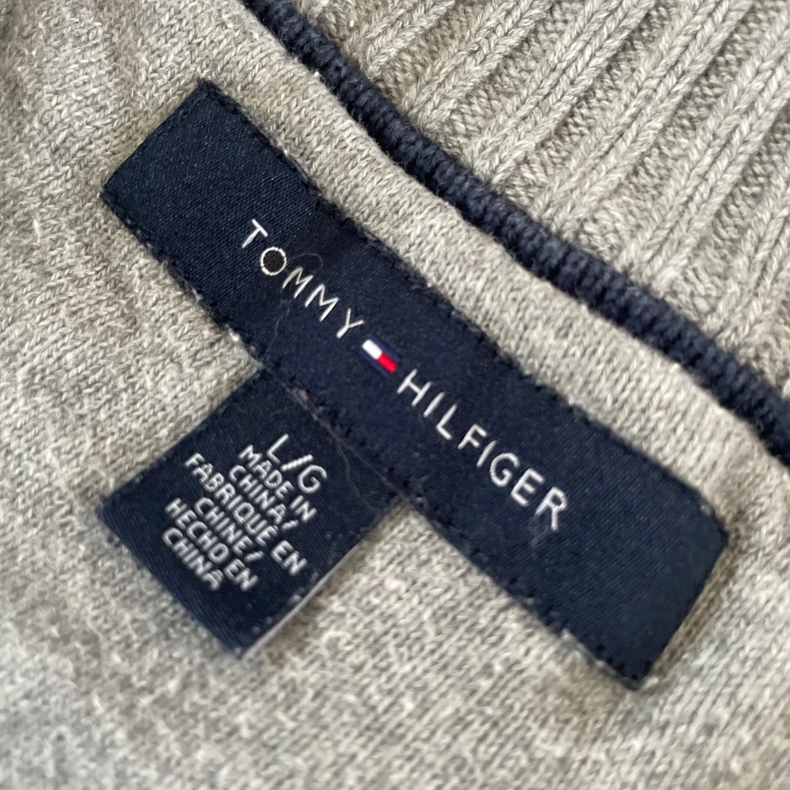 Grå stickad kofta Tommy Hilfiger - 2