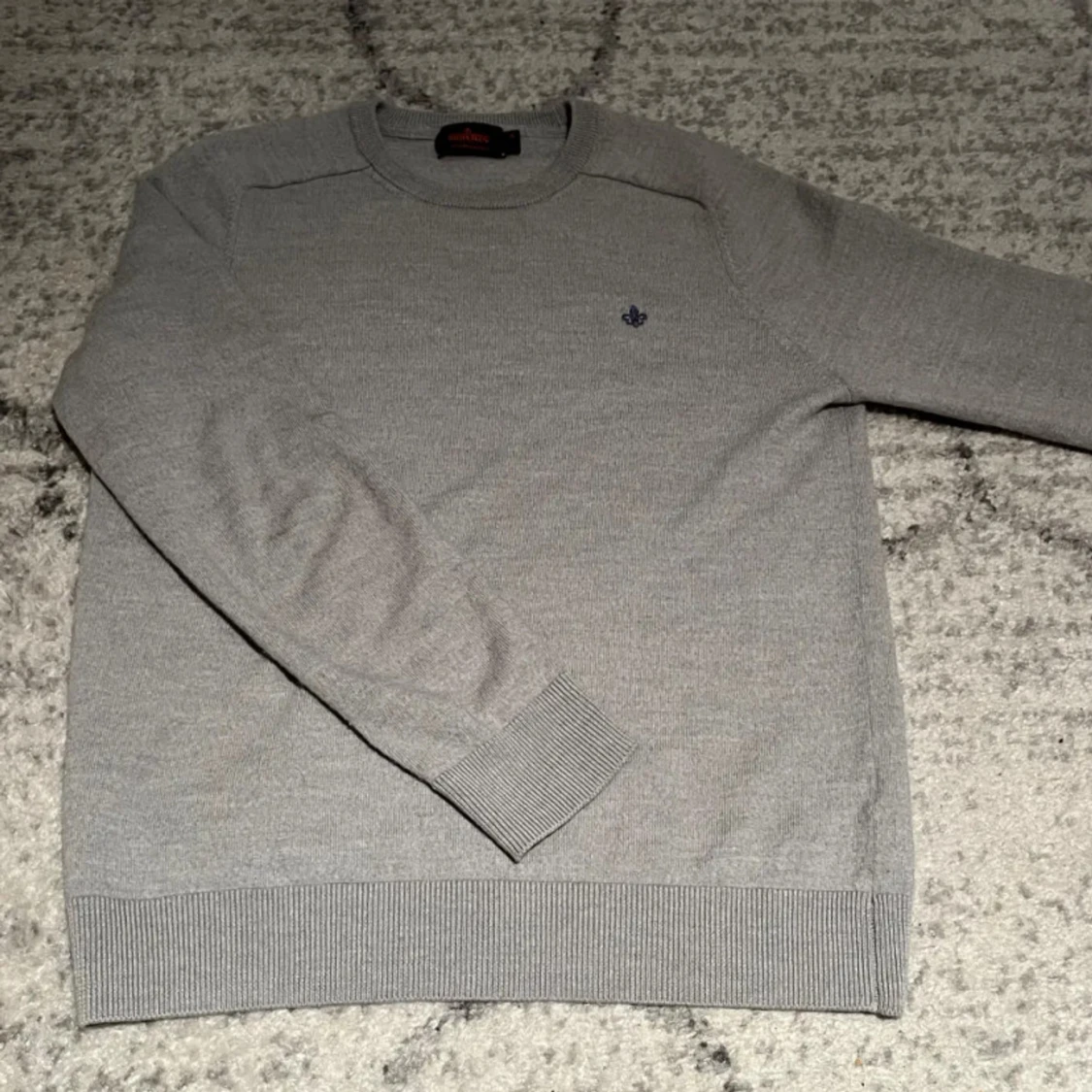 Grå Morris merinoulltröja  M