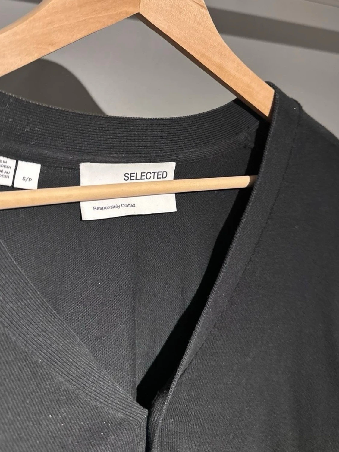 Snygg svart cardigan/kofta - 2