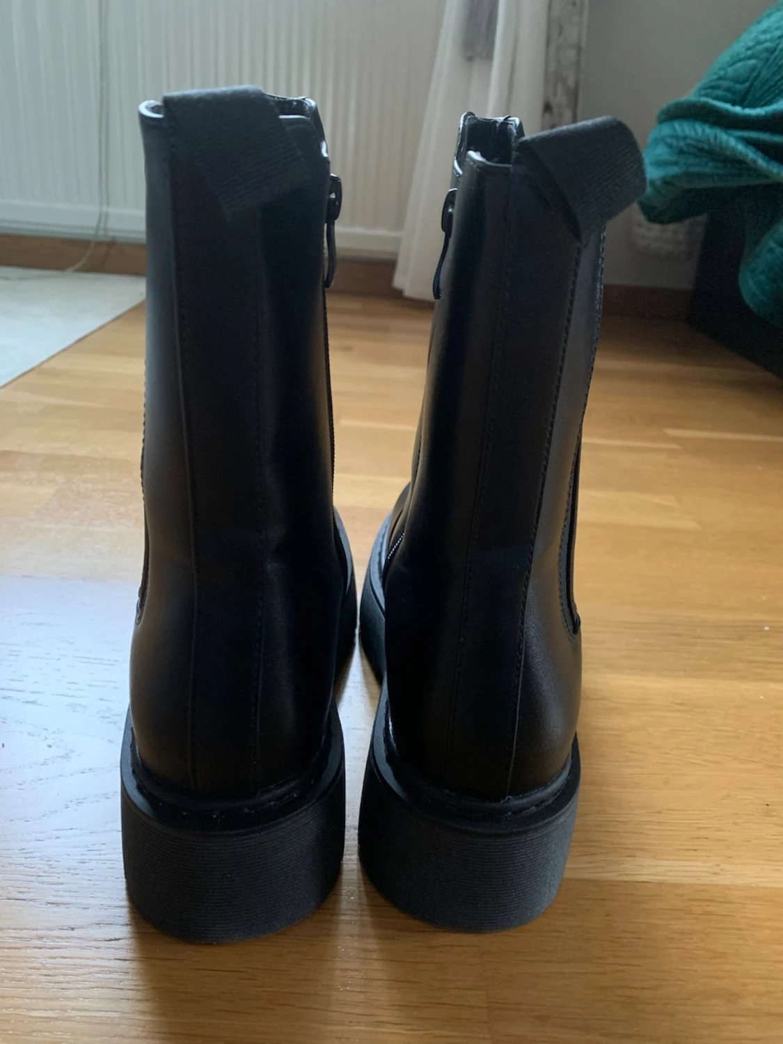 Svarta Chelsea boots med dragkedja - 3