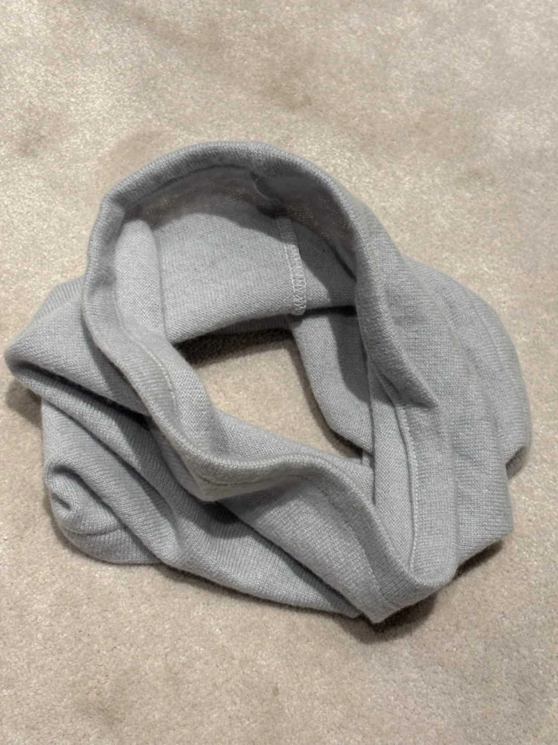 Ljusblå kashmir buff - 3