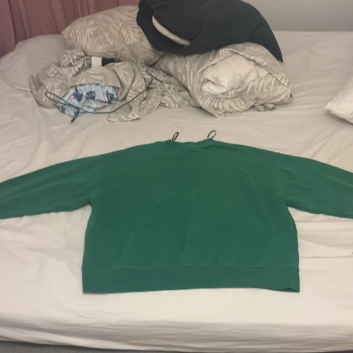 Grön sweatshirt SELF CARE CLUB H&M - 1